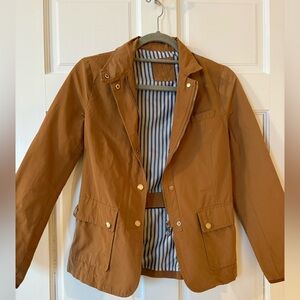 Massimo Dutti Field Jacket with Striped Lining - XS